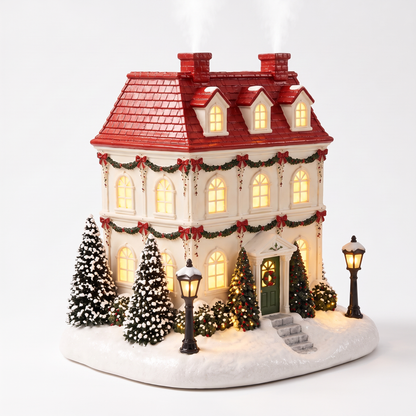 Snowy Lane House Diffuser - Side Angle