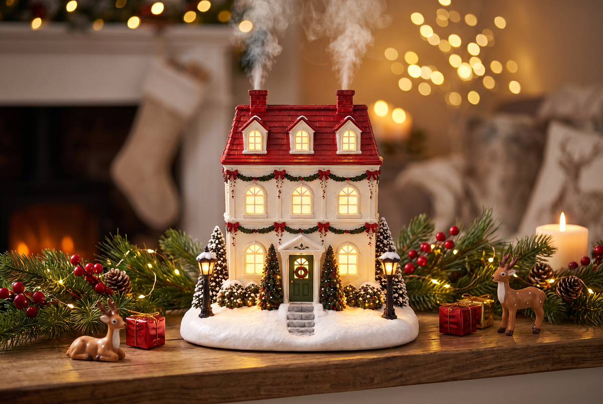Snowy Lane House Diffuser - Lifestyle Mantelpiece