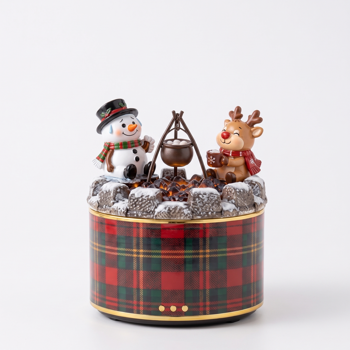 Snowy Lane Firepit Diffuser - Plaid Clean