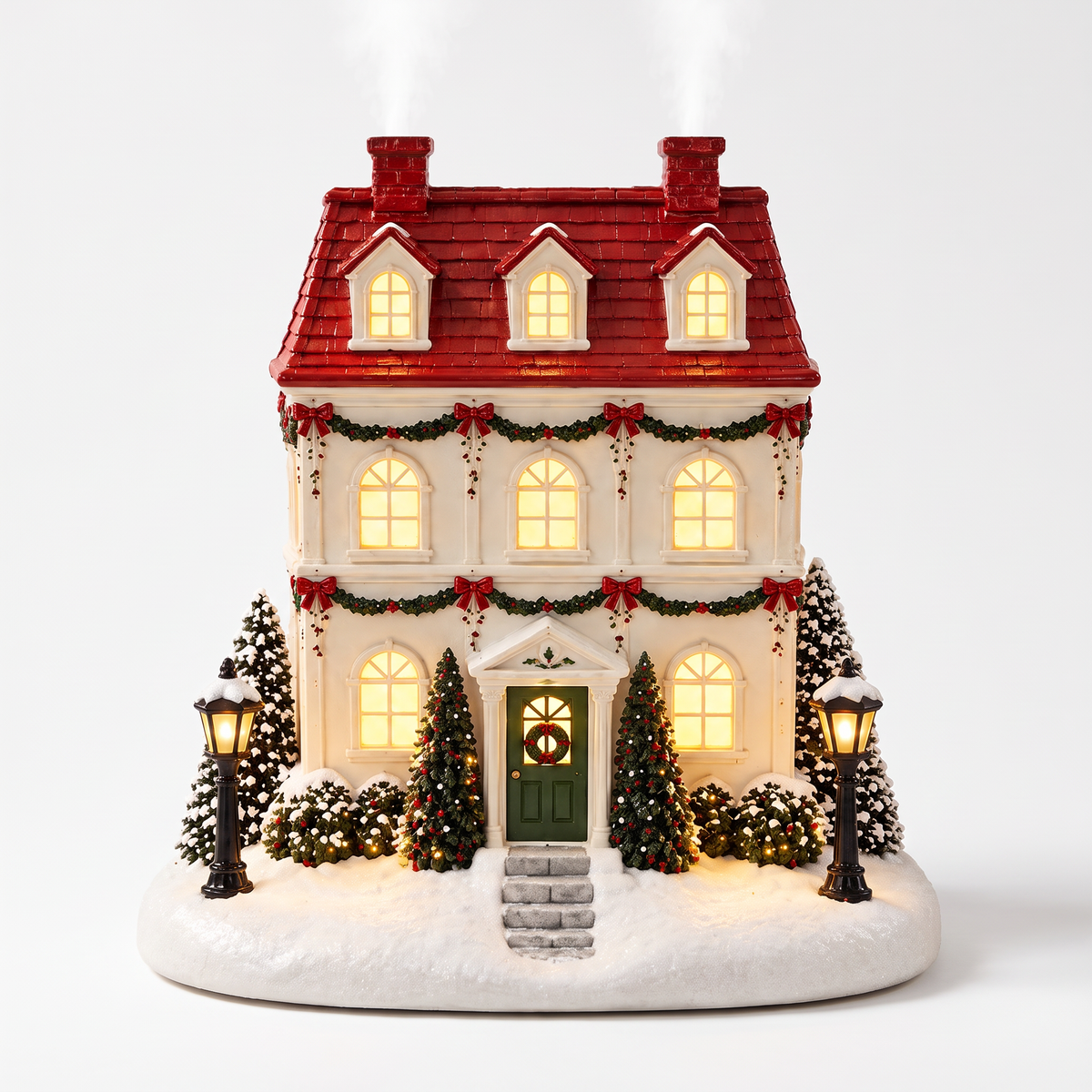 Snowy Lane House Diffuser - Front View