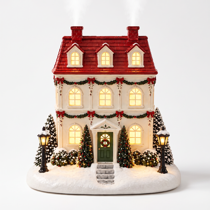 Snowy Lane House Diffuser - Front View
