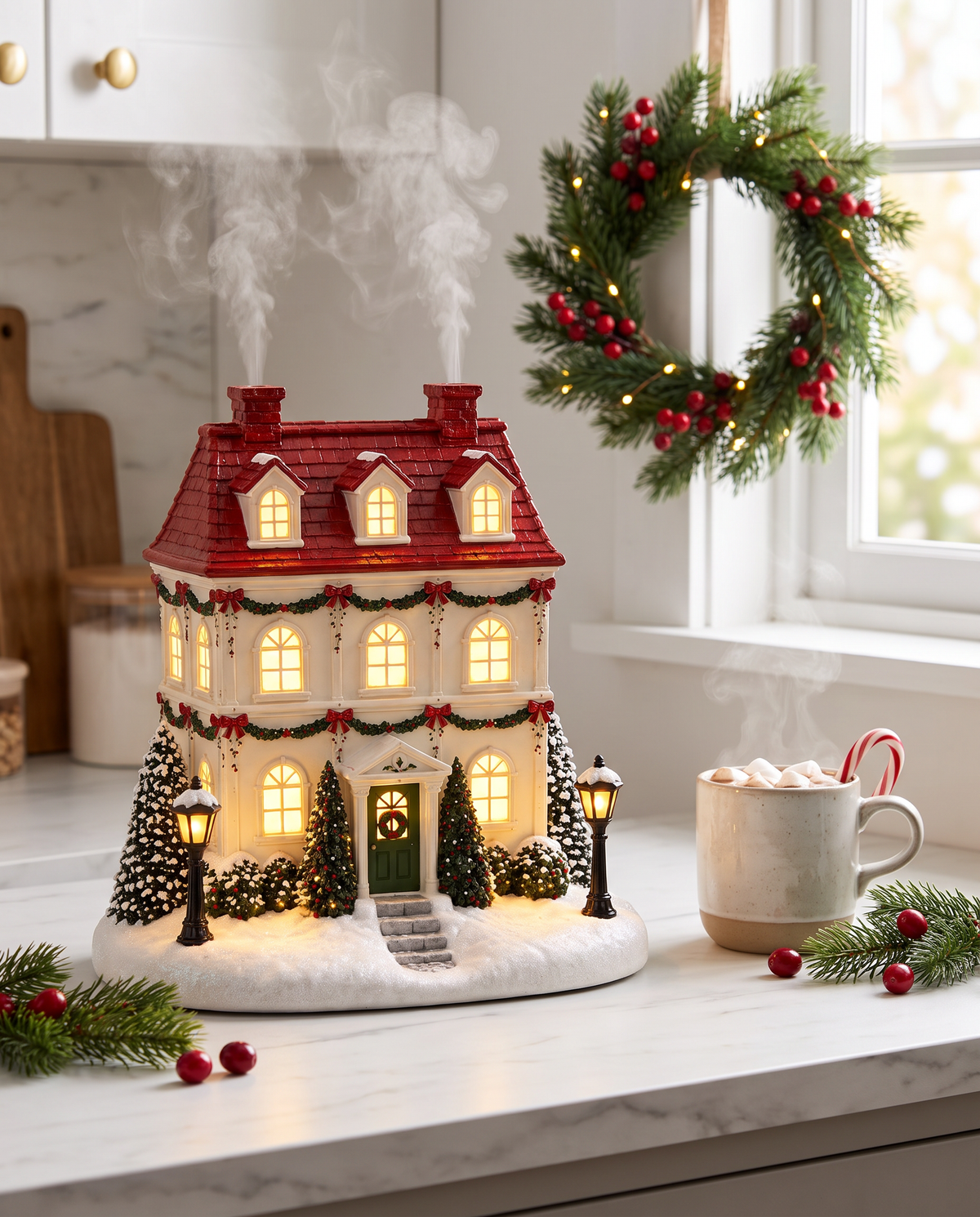 Snowy Lane House Diffuser - Lifestyle